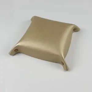 [하프클럽/]데스크 소품정리 가죽 트레이 베이지 대 차키보관함