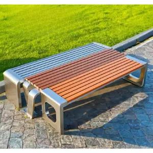 북유럽 공원 의자 야외 인테리어 벤치 광장 펜션 카페