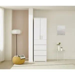 데코라인 플랜 4단 서랍 옷장 600 방문설치