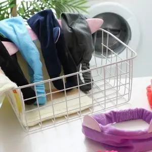 귀모양 캐릭터 머리띠 밴드 세안 피부 관리 소품 (WFKBRPY)