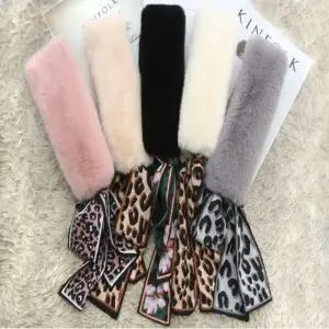 5컬러 여성 프리미엄 겨울 소프트 리본 퍼머플러 퍼목도리