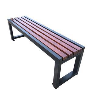 야외 긴의자 등받이 상가 장의자 등받이없는 쇼핑몰 카페 의자 철제벤치 나뭇결 교차형