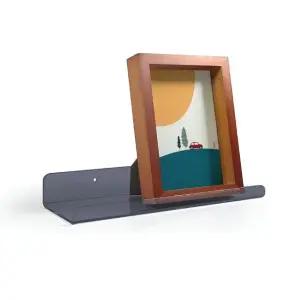 아크릴선반 아크릴벽선반 투명블랙 벽면선반 무타공인테리어선반 (WFKDGKE)