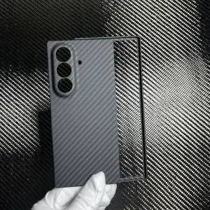 삼성 갤럭시 Z 폴드 7용 Magsafe 마그네틱 탄소 섬유 케이스, 얇은 보호 아라미드 섬유 커버