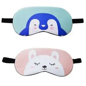 캐릭터 찜질 수면안대 냉 온 찜질팩 포함 (개별 지퍼팩포장) 안대 찜질안대 쿨안대