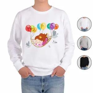 [하프클럽/알티피아]맨투맨 전색상 백조왕자 동화 만화 프린트셔츠