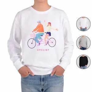 [하프클럽/알티피아]기모맨투맨 자전거로 행복한 연인