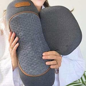 목마사지베게 3 in 온열 베개 원통형 척추 1 마사지 수면 경추