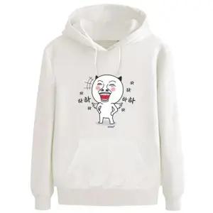 키밍 하하하 후드티 뿔난천사 웃음만발 HAPPY 맨투맨 W509FD5