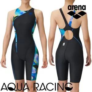 아레나 여자 경기용 5부 반전신 수영복 U153645 선수용