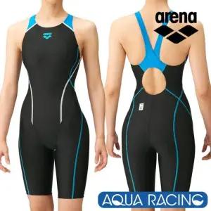 아레나 여자 경기용 5부 반전신 수영복 U153697 선수용