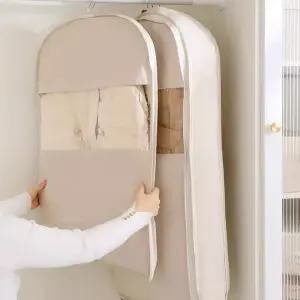 러빙랩 옷걸이형 패딩 압축파우치 공간절약 의류 보관 커버 지퍼형