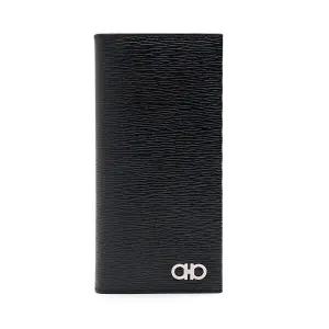 [명품] 페라가모 리바이벌 간치니 장지갑 66 A069 NERO+ROSSO 686018