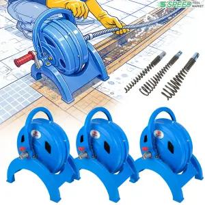 국산 하수구 스프링 청소기 수동 배관청소 하수구 뚫는기계 관통기