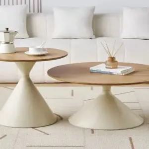 원형 거실테이블 50cm 소파 테이블 다용도 철제 둥근