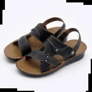 남성여름샌들 유니크 사선스트랩 징장식포인트 슬리퍼겸용 남자샌들