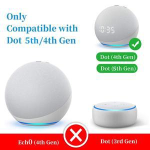 LINGYOU 알렉사 에코닷 맥스 5세대 팝용 벽걸이형 케이블 정리 기능 내장 공간 절약형 브래킷