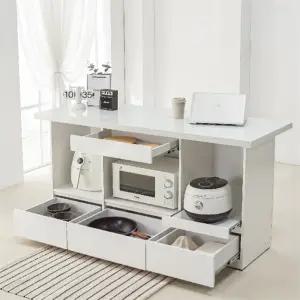 서랍형 인조대리석상판 바테이블