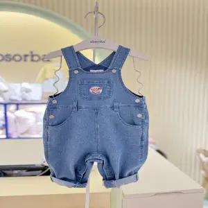 [압소바] 2026SS루크 데님 오버올(청블루)(유아멜빵바지) (A1121214)