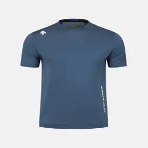데상트 트레이닝 반팔 티셔츠 B1 SR123TTS21 DBLU ORG0