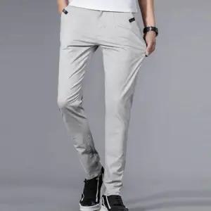 빅사이즈 남자 데일리 바지 직장인 학생 밴딩 팬츠 wWh2+4Atu