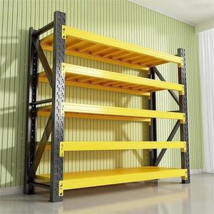 철제선반 앵글선반 무볼트 노랑색 창고 경량랙 중량랙