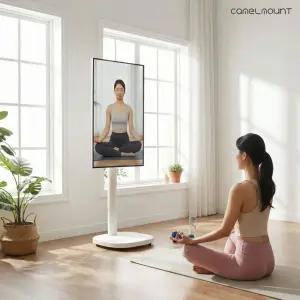 높이조절 삼텐바이미 티비 모니터 거치대 스탠드 최대43인치 회전 _MMB43PW