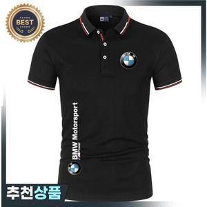 BMW 로고 모터사이클 레이싱 팀 남성 폴로 셔츠  반팔 티셔츠 2025  스포츠 의류 티 탑