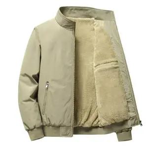 남자겨울아우터 남자 데일리 털안감 짧은 자켓 점퍼 외출 코디 중년