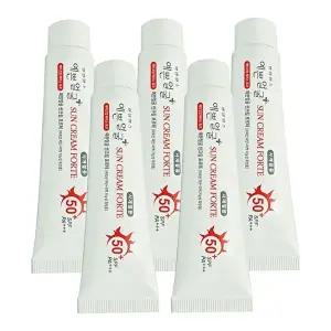 웰빙헬스 예쁜얼굴 썬크림 포르테 25g x 5개-WFIDTLO