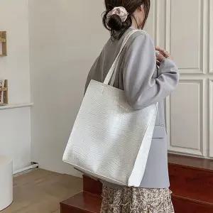 데일리 캐주얼 여성 패션 스네이크 토트 숄더백 가방