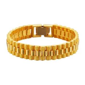 [한국금다이아몬드] 순금 팔찌 금 렉스 시계 체인 24K 75g 18K장식