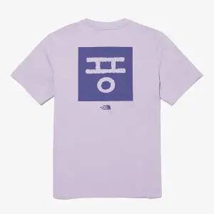 [노스페이스] [노스페이스 공식] NT7UQ55D TNF 한글 반팔티 4_LAVENDER