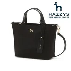 헤지스ACC HIBA6E940BK SAVER 블랙 나일론 퍼피 로고 스몰 토트 숄더백 452417482160441