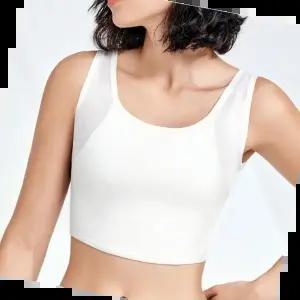 런닝 트루리즈 메쉬 스포츠 브라탑 선수용 압박브라 화이트