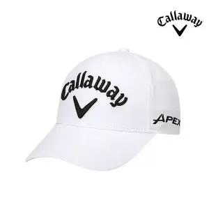 갤러리아 캘러웨이 2026 투어 어센틱 볼캡 남성용 골프모자 화이트/블랙