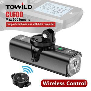 TOWILD CL600LM 자전거 라이트 전면 램프 USB 충전식 LED 2600mAh IPX6 방수 액세서리