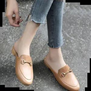 쪼리 데일리 캐주얼 여성 여름 아쿠아 뮬 로퍼 슬리퍼