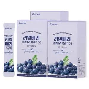 리얼 베리 블루베리 퓨레 100 블루베리 100 3박스 총 42포)