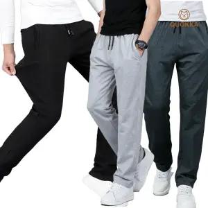 남성 트레이닝 바지 팬츠 하의  봄 가을 신상 일자 편한 허리 밴딩 츄리닝 체육복