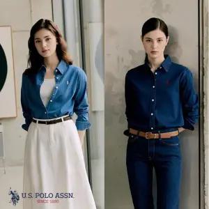 유에스피에이 U.S POLO ASSN. 25FW 릴렉스핏 데님셔츠 2종 여성2172249