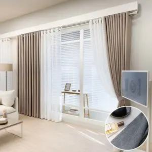 [지나송]순트 삼중직 암막커튼(720x230) 코디커튼(봉 설치부속)