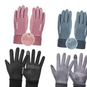 스마트폰 터치 방한 기모 장갑 스포츠 커플 패션 코디