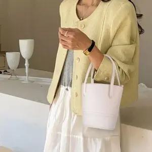 여성용 감성 디자인 토트백 깔끔한 스타일 바스켓 여성토트백 미니토트백 캔버스백