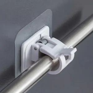 커튼봉 브라켓 무타공 압축봉 고정 홀더