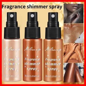 플래시 스프레이 지속 플래시 방수 땀 방지 얼룩 방지 얼굴 몸 목에 적합 반짝이는 화장품
