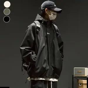 빅사이즈자켓 남성 루즈핏 바람막이 자켓 ELC-9002