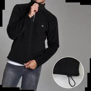 남자후리스 스포츠 후리스 반집업 맨투맨 겨울 아우터 체온유지 밑단 스트링 운동 아웃도어 데일리룩