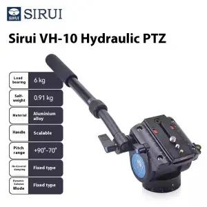 SiRui VH10 유압 헤드 DSLR 카메라 삼각대 캠코더 전문 3D 파노라마 헤드