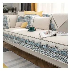 소파패드 소파커버 미끄럼방지 토퍼커버 웨이브 90x240 4인용 5인용 218027